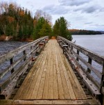 An old railway bridge now used for walking, in the Township of South Algonquin