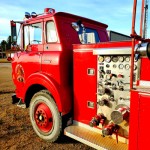 A fire truck in the Township of South Algonquin